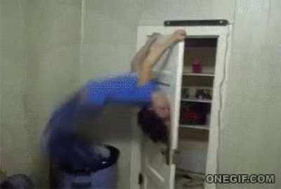HMC while I balance on this door