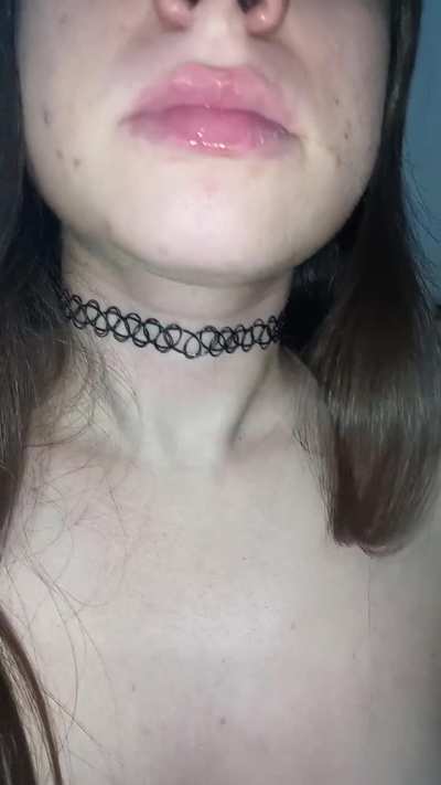 Swallow hotdog 19 years old ( first time)