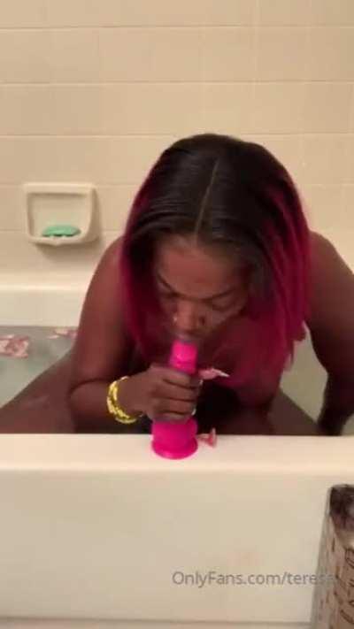 Showing off her skills