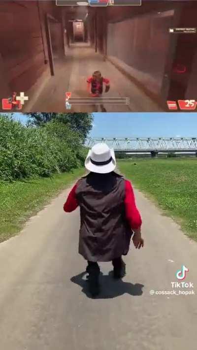 Sniper's Kazotsky Kick IRL (@cossack_hopack)