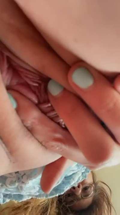 Baking a cake for my youth group tn but the real dessert is under my dress🙈💕