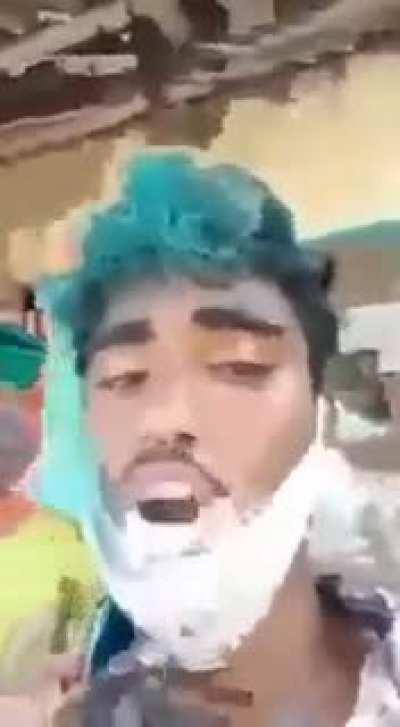 These two Muzlim b@st@rds are openly abusing our Prabhu Shri Ram & are saying that they will k!ll every devotee of Ram. Are we living in Sudan or India?Pls share this so that police takes action on these goatfuckers.