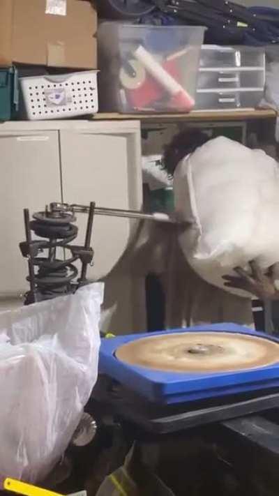 I'm sure there are better ways to do this than holding a rice bag. I guess rice really does fix everything