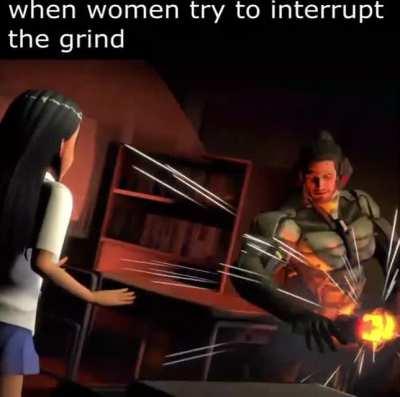 king just tryin to focus on his grind