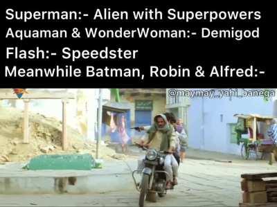 Batman:- Goli nahi maarenge saale ko, keh ke lenge uski!