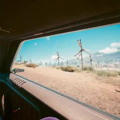 Never skip a ride while in VR. Laying my head on the window and relaxing 😎 🚗