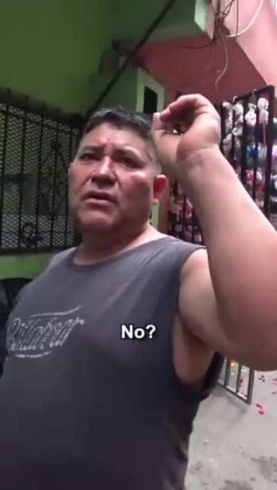 When a local gives you a warning, you should probably listen...