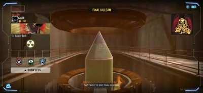 New nuke Final Killcam animation