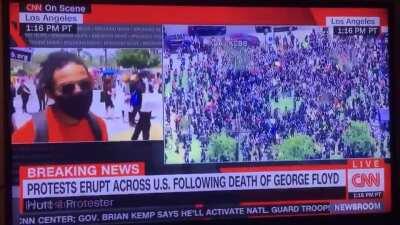 PSL organizer was just interviewed on CNN! He did a great job in getting our message out there.