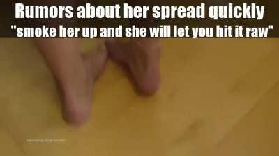 she used to be a good student... then they took advantage of her innocence