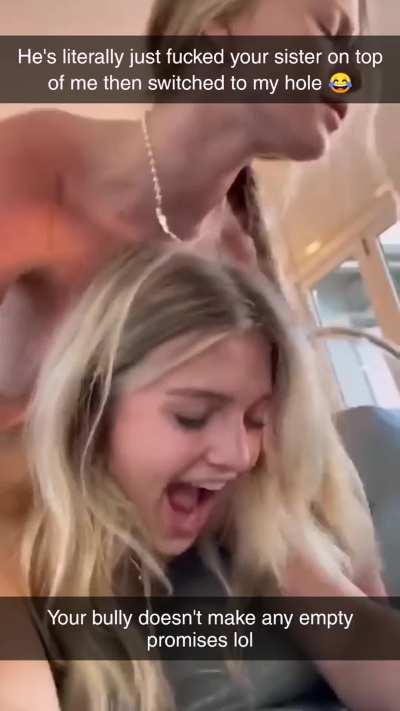 Sister and GF at the same time