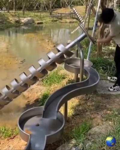 Archimedes' Screw in action