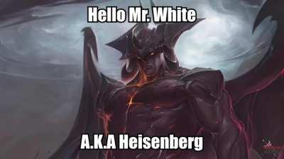 Yo Mr. White, someone's at the door