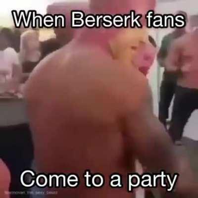 Only muscle chads watch berserk