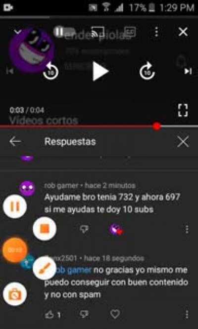 Nooo solo tiene 17%de bateria;(((((