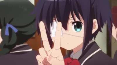 ouch. [Chuunibyou demo Koi ga Shitai!]