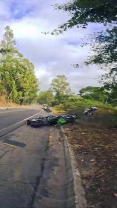 WCGW going at such high speeds on a motorcycle