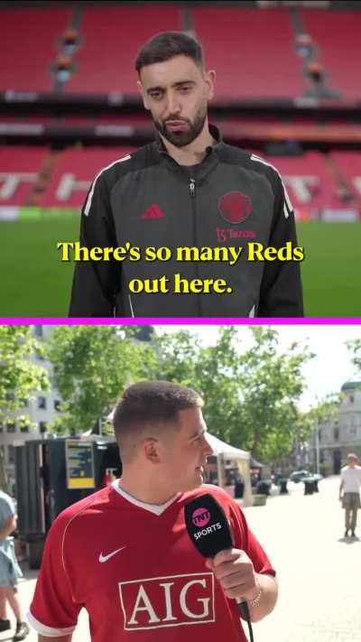 An “emotional” Bruno Fernandes reacts to Manchester United fans’ messages to him 🥹❤️