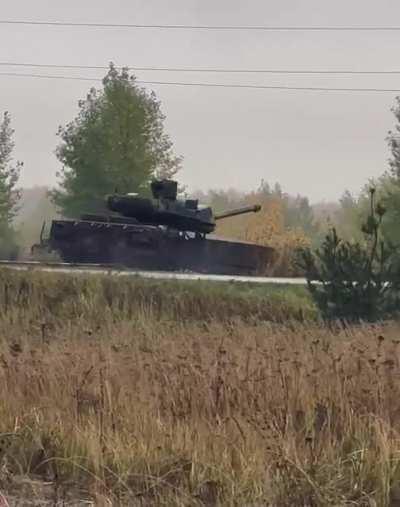 The newest Russian main battle tank T-14 