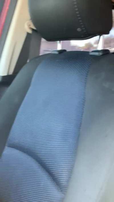 I fucked myself on a parking lot for the first time 😈💦