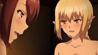 Thicc Elf Gets Her Insides Filled with Dickbutter (Isekai Harem Monogatari)