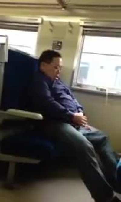 Rub it out on a train and sample the product