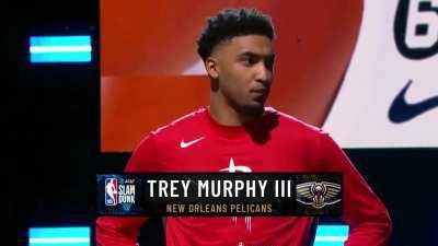 [Highlight] Trey Murphy III gets introduced at the dunk contest