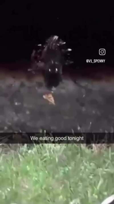 We eating good with Mah pal!