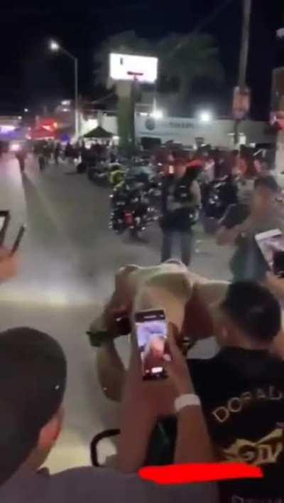 what a away to make a entrance