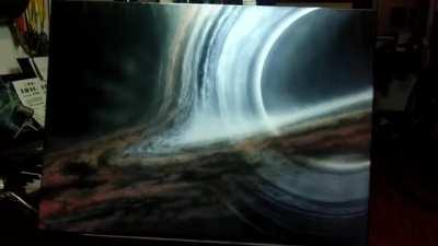Interstellar Gargantua (black hole) Airbrush