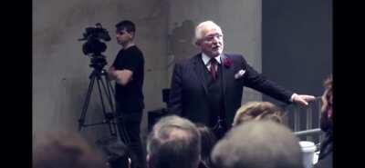 Business guru goes off script and offends everyone