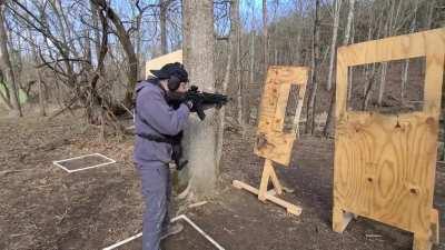 Some clips from today's shooting, added a KNS piston, definitely changes the feel of the gun 👍👍