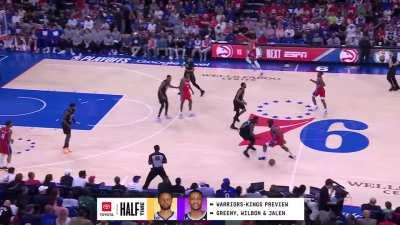 [Highlight] Harden gets in his bag and then hits the deep 3