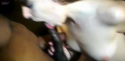 i was playing PlayStation when he came in but I couldn t resist his BBC.