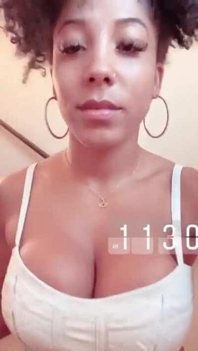 jiggling down the stairs