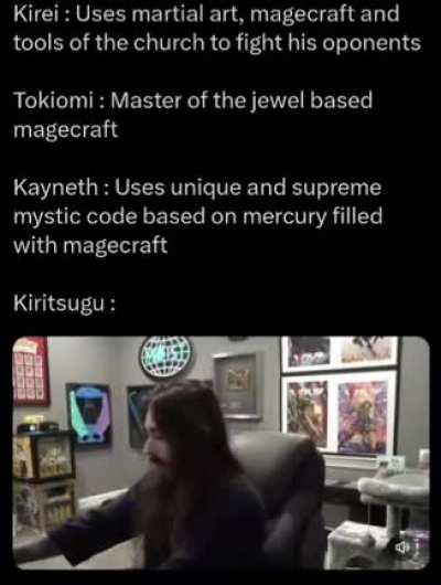 noooo you can't just bring a gun to a mage fight that's disgraceful nooooooooooo