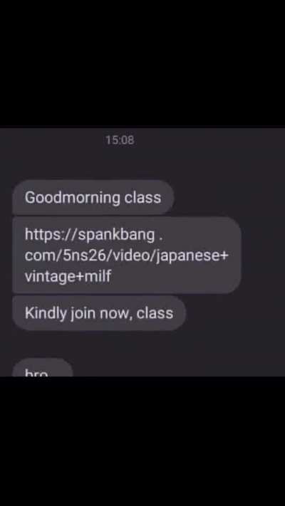 Bro sent the wrong link