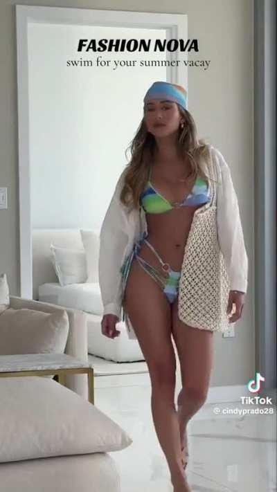 These thighs keep filling up. She always do this, when she's plumping herself up for the next Summer Bikini Fashion Haul event to come.