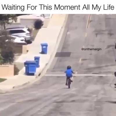 HMJB while I knock down these trash cans