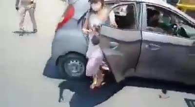 Breaking lockdown rules & breaking down. (India)