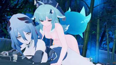 Make love under the moon (lluanhyperzero)