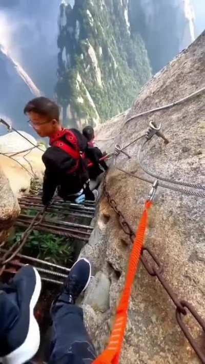 Huashan Mountain, Shaanxi, China.