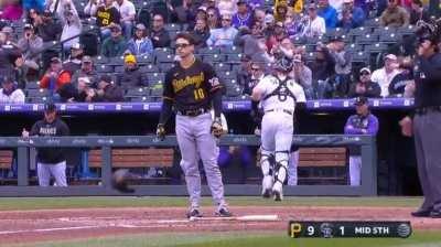 [Highlight] Bryan Reynolds strikes out on a 4-0 pitch and gets ejected