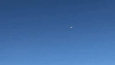 What a plane looks like from a plane with an iPhone X