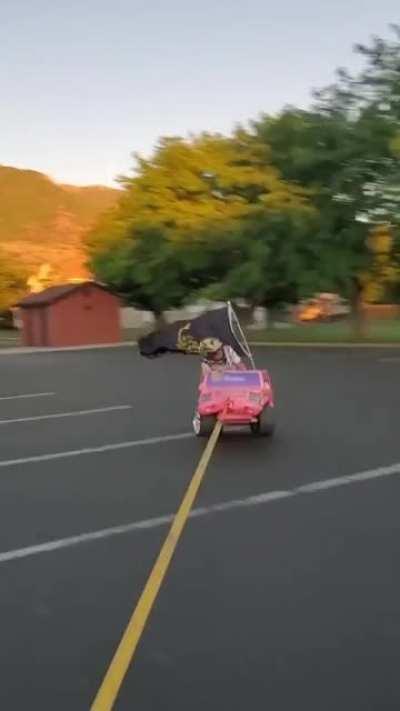 Wear your seatbelt kids.