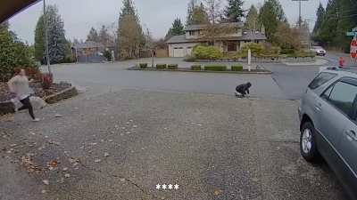 Smart driver got the loot.