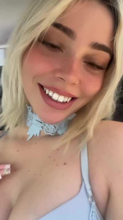 “Did you pass it, are you getting out of her now?” I ask you, on a video call. I’d hired you to possess my girlfriend and take her driving test for her, despite being hesitant about the outfit you chose- one you insured would give the best chance of passi