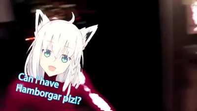 Can i habe de Hambaga pls!? (Volume/Cursed Warning)