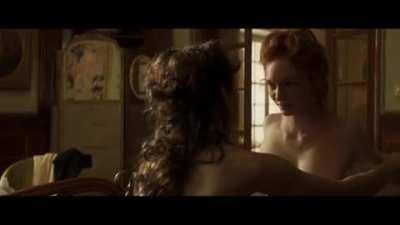 Keira Knightley with Eleanor Tomlinson