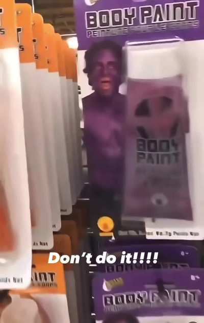 Time for that Halloween body paint